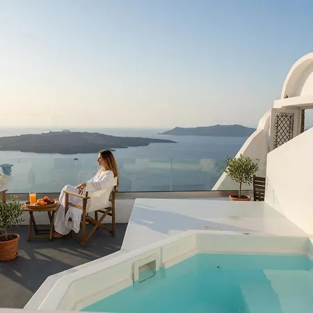 Cliff Caldera Modern -volcano, Sunset & Caldera View *