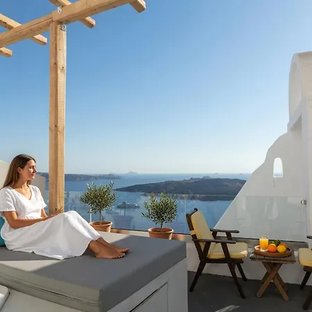 Cliff Caldera Modern -volcano, Sunset & Caldera View ثيرا