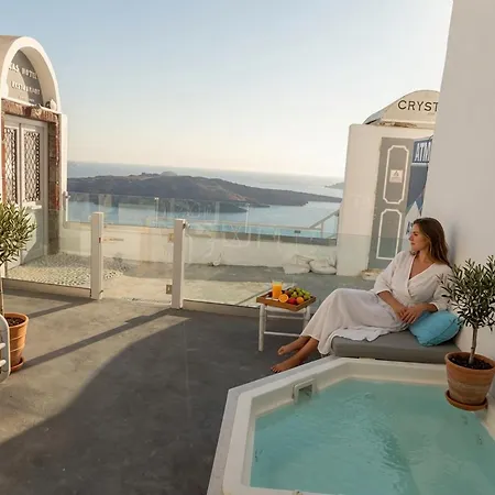 Cliff Caldera Modern -volcano, Sunset & Caldera View Appartement Firá